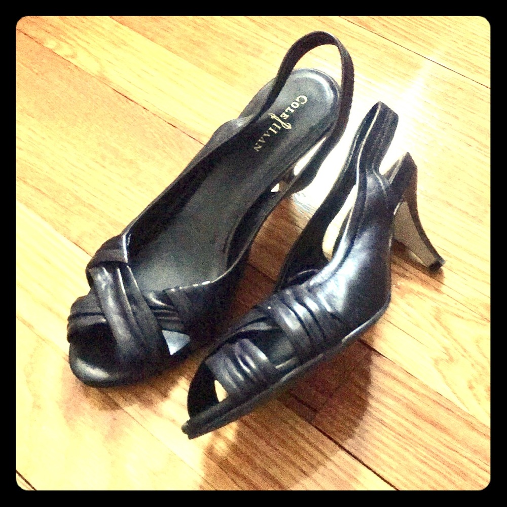 Cole Haan Sling back peep toe sandal Size 6 1/2 B